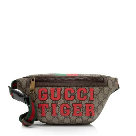 gucci tiger belt supreme|Gucci supreme belt bag review.